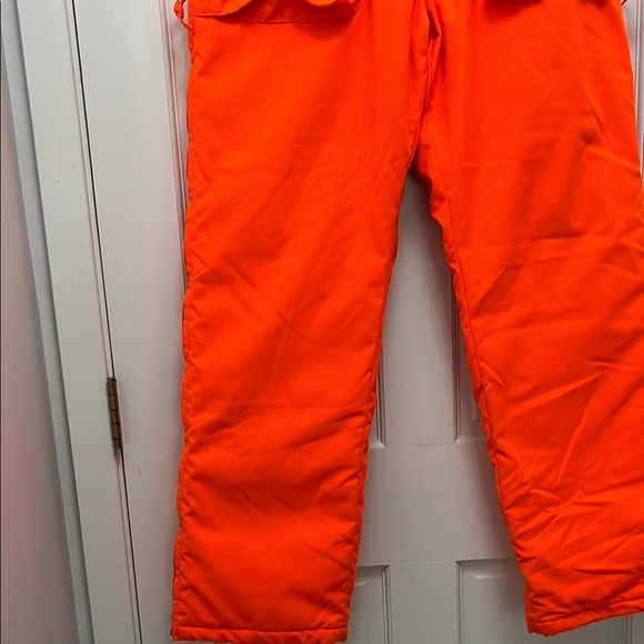 Mount'n Prairie Blaze Orange Double Zippered Legs Insulated Pants - Size Medium - Picture 9 of 16